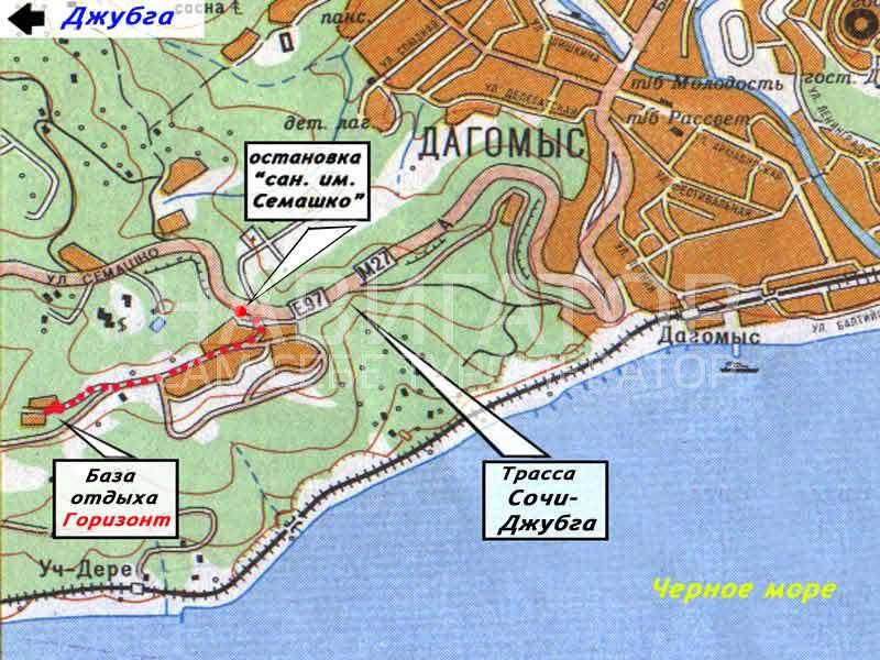 АКВАРЕЛЬ - гостиница в Курортные поселки Лазаревского района